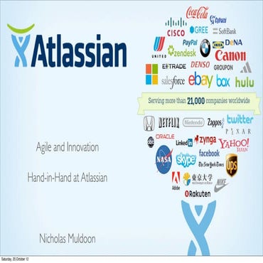 Agile and Innovation, Hand-in-hand at Atlassian
