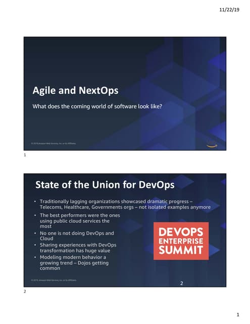 Agile and NextOps