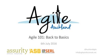 Agile Auckland   agile 101 back to basics