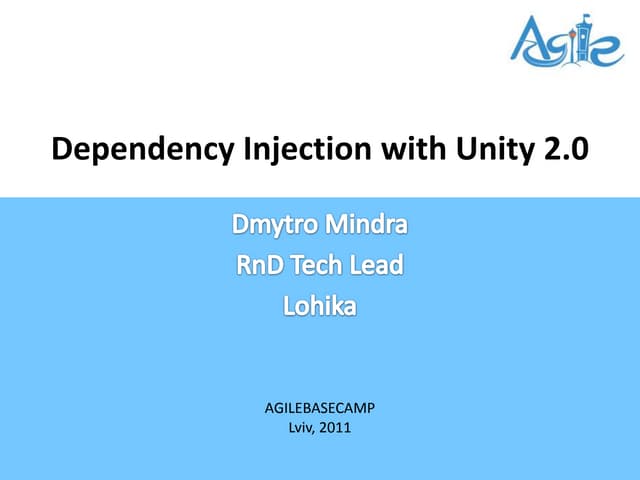Dependency Injection або Don’t call me, I’ll call you