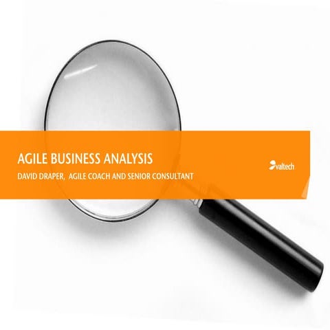 Agile Business Analysis