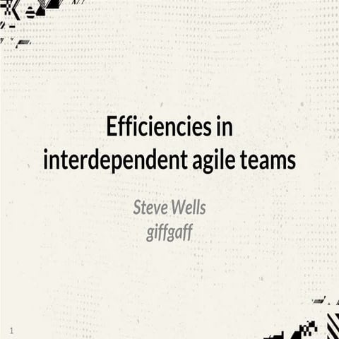 Agile cambridge 2018 talk