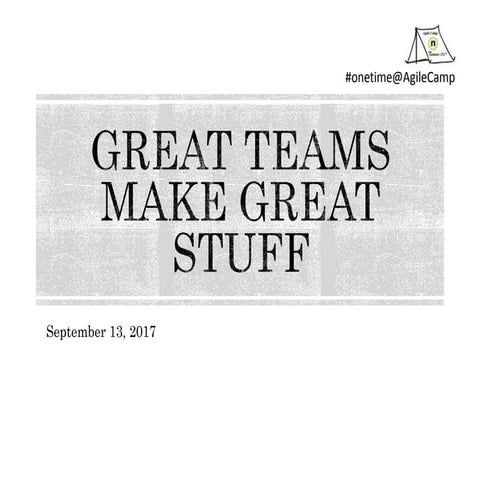 Agile camp2017 high performing teams