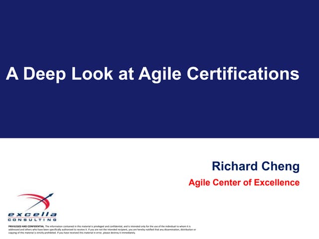 A Deep Look at Agile Certifications