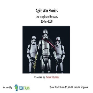 AgileChakra_SG Techtalks_Singapore_Jan2020