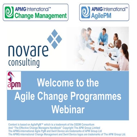 Agile change programmes webinar 150915