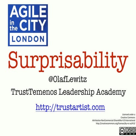Surprisability (Agile in the City)