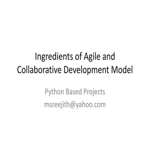 Agile collaborative practices