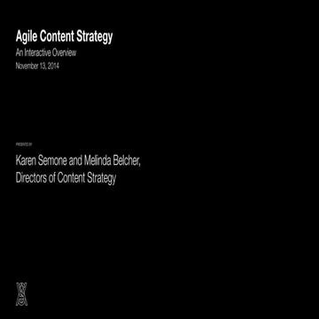 Agile Content Strategy: Tips and Tricks
