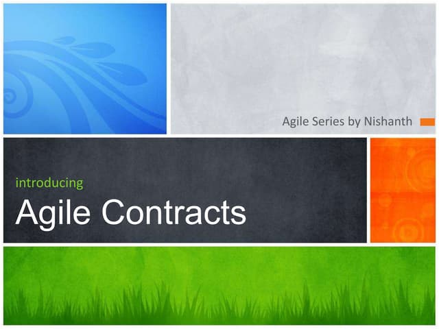 Agile Contracts