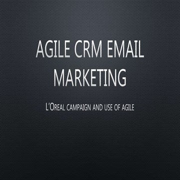 Agile crm email