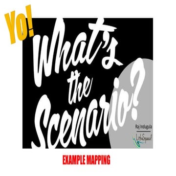 Yo! What’s The Scenario?