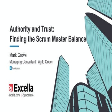 The Scrum Master Balance