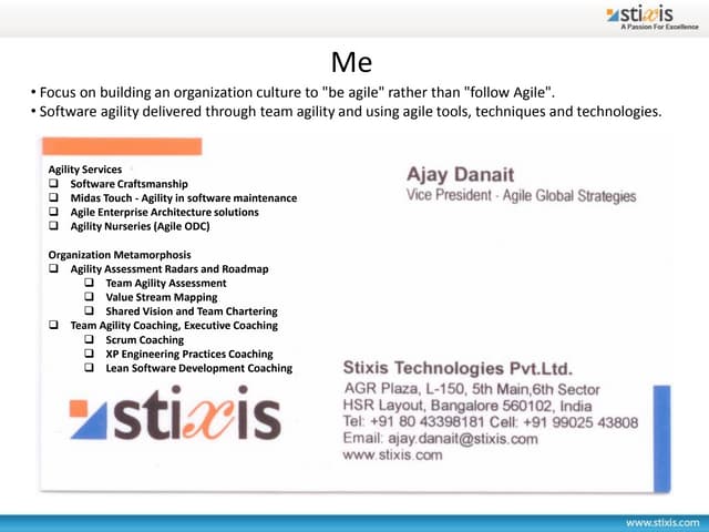 Agile Developers Create Their Own Identity