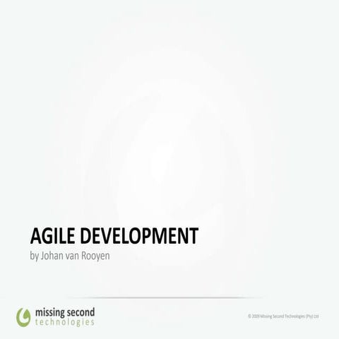 Agile Development