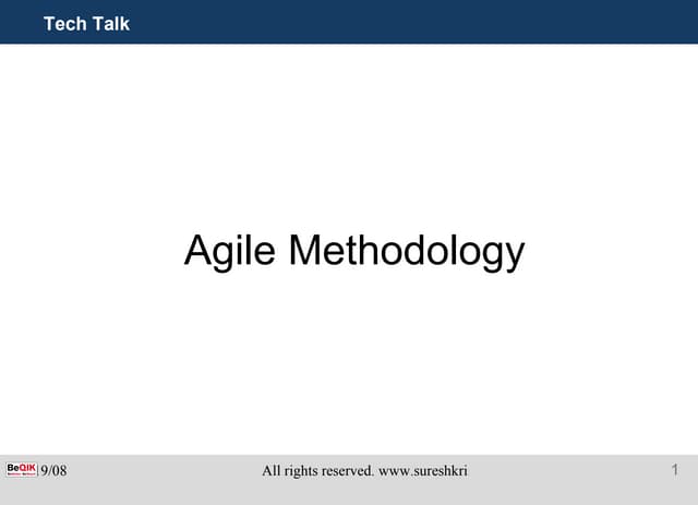Agile Methodology