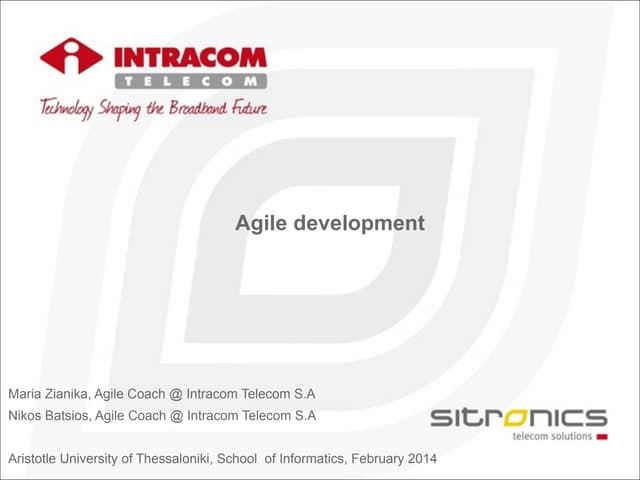 Agile Development