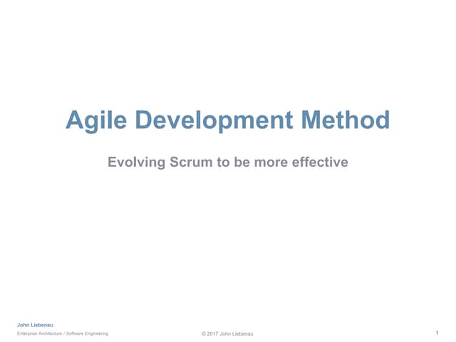 Agile Development Method