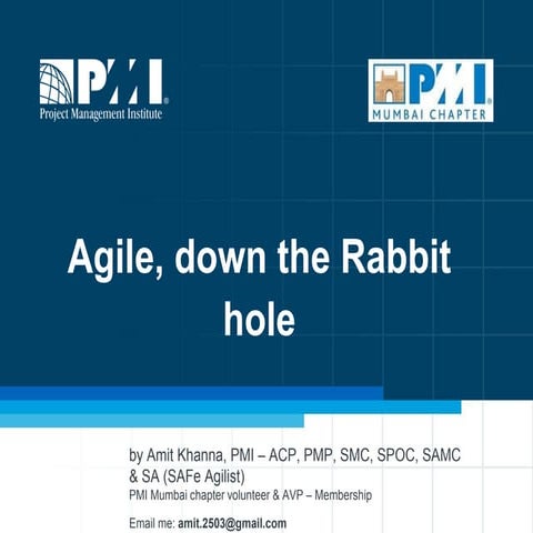 Agile, down the rabbit hole