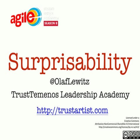 Surprisability - AgileEE 2017 