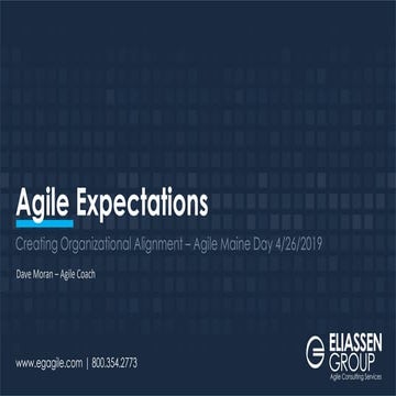 Agile Expectations