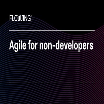 Agile for non developer - Italian Agile Days 2019