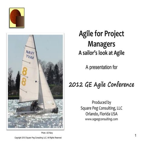 Agile for project managers  - a sailing analogy-UPDATE