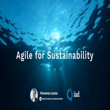Agile For Sustainability IAD 2022 