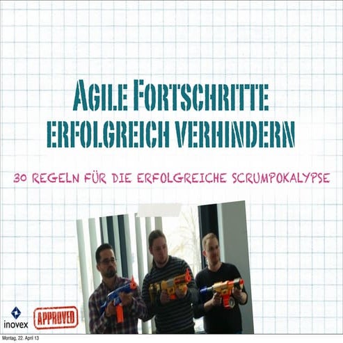 Agile fortschritte erfolgreich verhindern