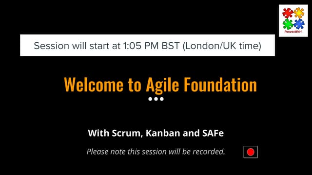 Agile  foundation   online - slide share