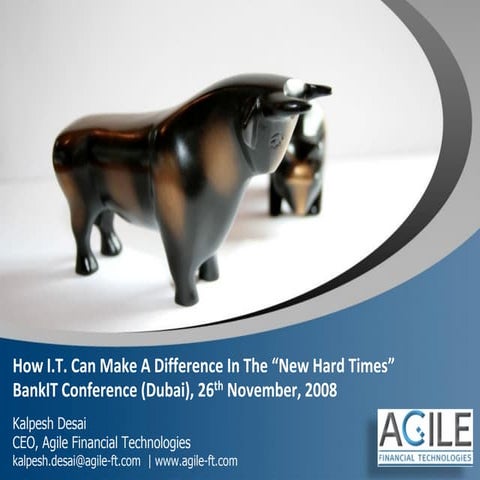 Technology Innovation For Banks In The "New Hard Times"