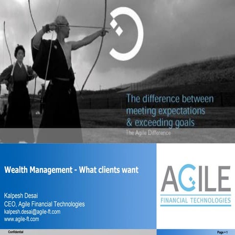 Private Banking & Wealth Management - What Clients Want