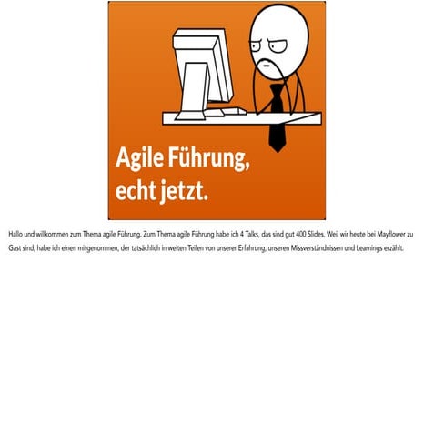Agile Führung - echt jetzt?