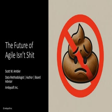 The Future of Agile Isn't Shit: Beyond the Agile Gold Rush