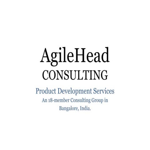 AgileHead - Product Development Services for Startups