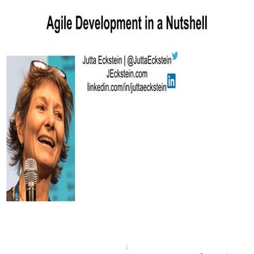 Agile Development in a Nutshell