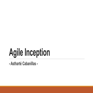 Agile inception