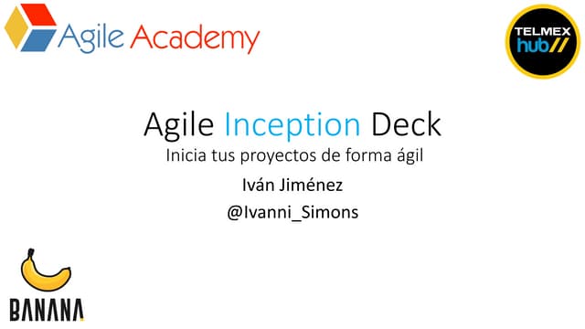Agile Inception Deck