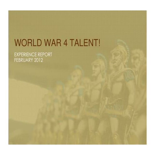 Agile india2012 world war 4 talent
