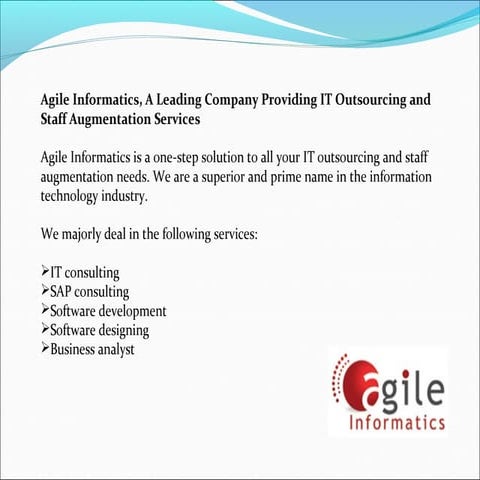 Agile Informatics Reviews