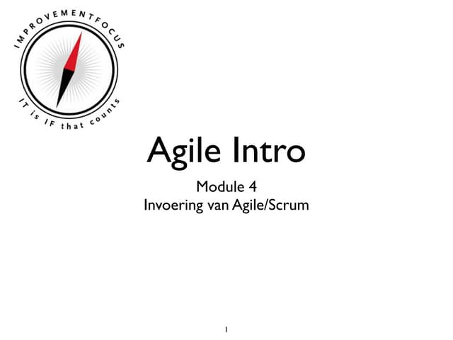 Agile intro   module 4