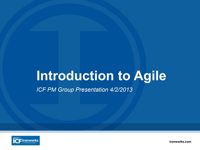Agile Introduction