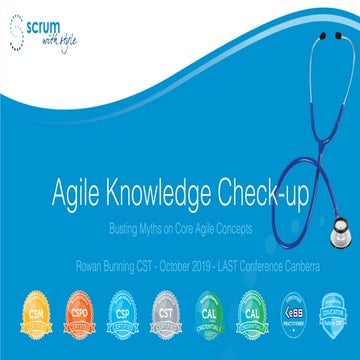 Agile knowledge check-up: Busting myths on core Agile concepts