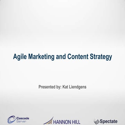 Agile marketing