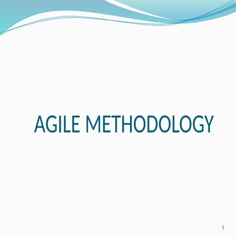 AGILE METHODOLOGY for object oriented software engineering | PPTX