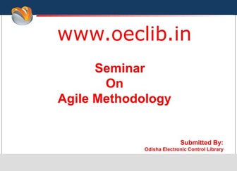 Agile Methodology ppt