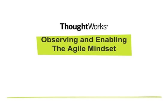 Agile Mindset