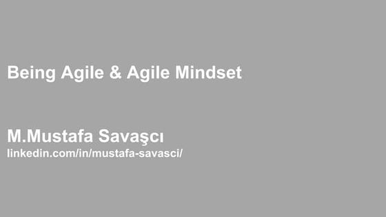 Agile mindset