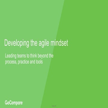 Developing an Agile Mindset | PPT