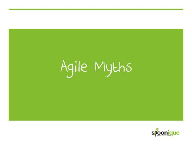 Agile myth